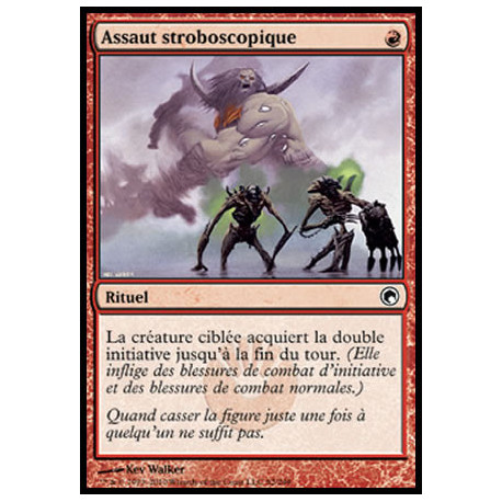 (Foil) Rouge - Assaut stroboscopique (C) [SOM]