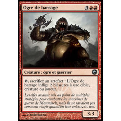 (Foil) Rouge - Ogre de barrage (U) [SOM]