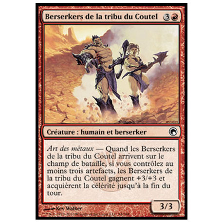 (Foil) Rouge - Berserkers de la tribu du Coutel (C) [SOM]