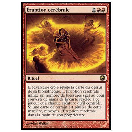 (Foil) Rouge - Éruption cérébrale (R) [SOM]
