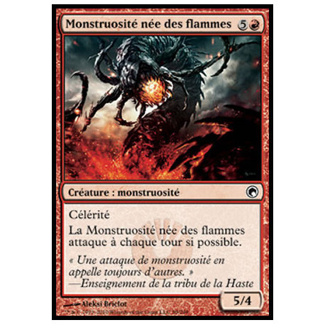 (Foil) Rouge - Monstruosité née des flammes (C) [SOM]