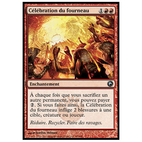 (Foil) Rouge - Célébration du fourneau (U) [SOM]