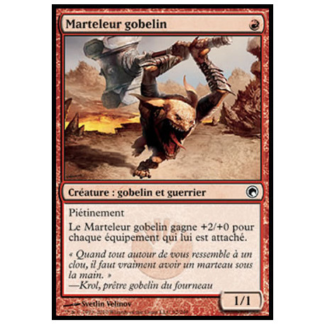 (Foil) Rouge - Marteleur gobelin (C) [SOM]