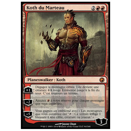 (Foil) Rouge - Koth du marteau (M) [SOM]