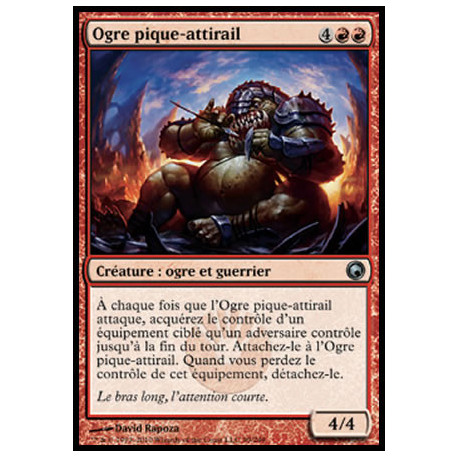 (Foil) Rouge - Ogre pique-attirail (U) [SOM]