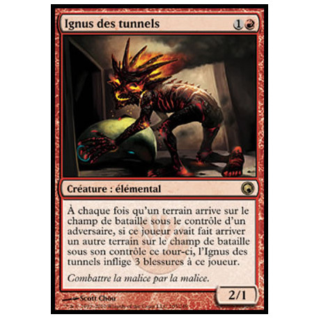 (Foil) Rouge - Ignus des tunnels (R) [SOM]