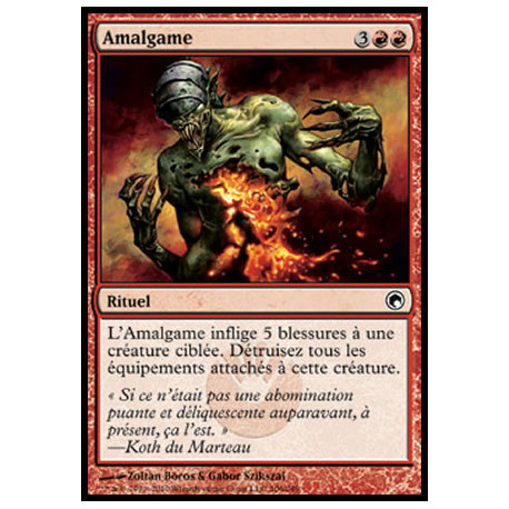 (Foil) Rouge - Amalgame (C) [SOM]