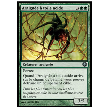 (Foil) Verte - Araignée à toile acide (U) [SOM]