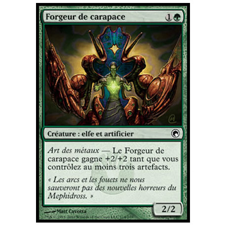 (Foil) Verte - Forgeur de carapace (C) [SOM]