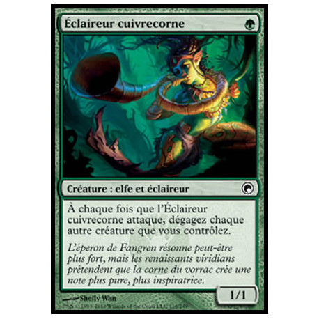 (Foil) Verte - Éclaireur cuivrecorne (C) [SOM]