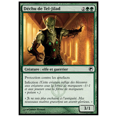 (Foil) Verte - Déchu de Tel-Jilad (C) [SOM]