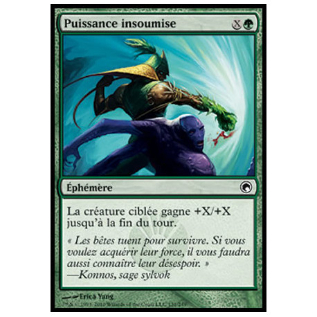 (Foil) Verte - Puissance insoumise (C) [SOM]