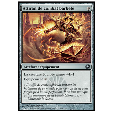 (Foil) Incolore - Attirail de combat barbelé (U) [SOM]