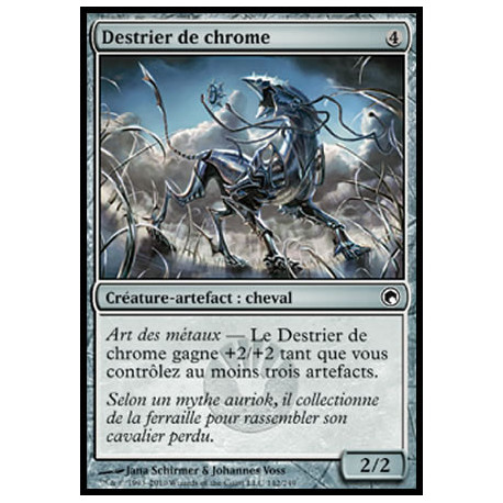 (Foil) Incolore - Destrier de chrome (C) [SOM]