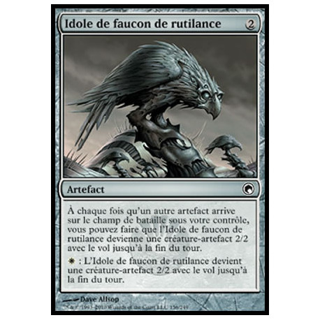 (Foil) Incolore - Idole de faucon de rutilance (C) [SOM]