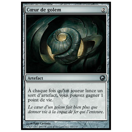 (Foil) Incolore - Cœur de golem (U) [SOM]