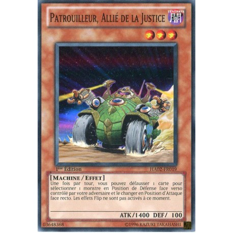 Patrouilleur, Allié de la Justice (SR) [HA02]
