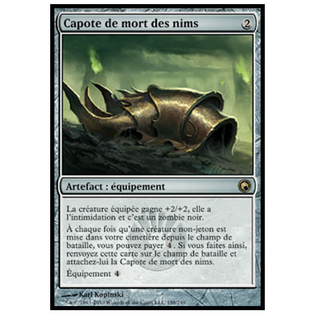 (Foil) Incolore - Capote de mort des nims (R) [SOM]