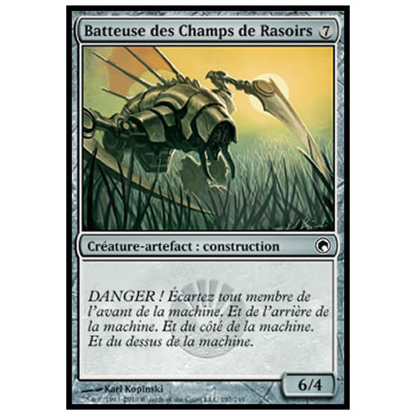 (Foil) Incolore - Batteuse des Champs de Rasoirs (C) [SOM]