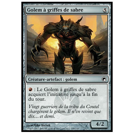 (Foil) Incolore - Golem à griffes de sabre (C) [SOM]