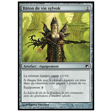 (Foil) Incolore - Bâton de vie sylvok (C) [SOM]