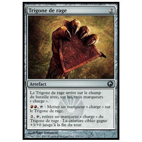 (Foil) Incolore - Trigone de rage (U) [SOM]