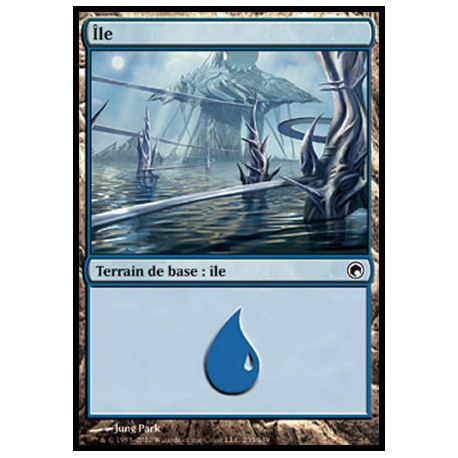(Foil) Terrain - Île (V2) (L) [SOM]