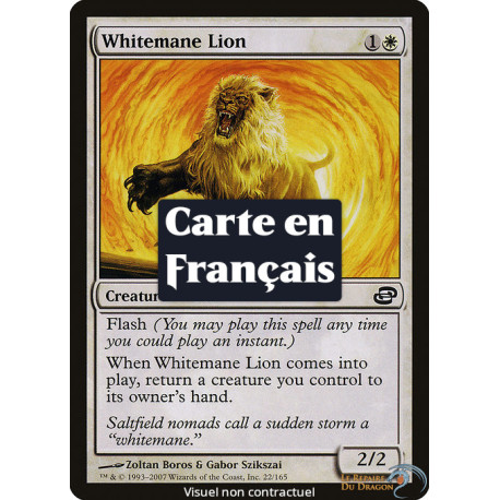 (Foil) Blanche - Lion à crinière blanche (C) [PLC]