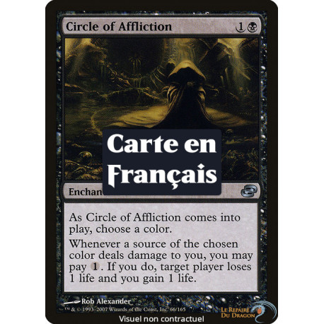 (Foil) Noire - Cercle de l'affliction (U) [PLC]