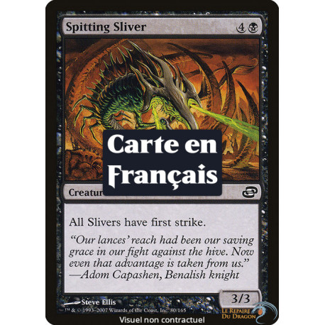 (Foil) Noire - Slivoïde cracheur (C) [PLC]