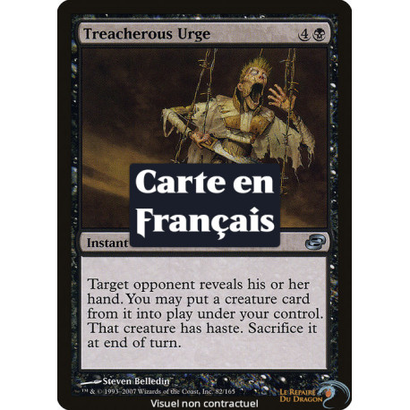 (Foil) Noire - Pulsion traître (U) [PLC]
