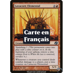 (Foil) Rouge - Élémental au noyau de lave (U) [PLC]