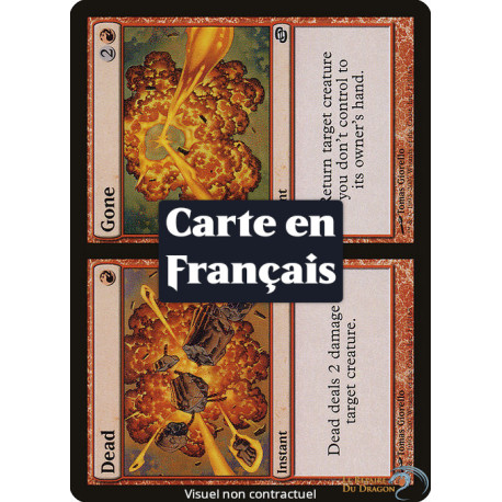 (Foil) Rouge - Mort // Enterré (C) [PLC]