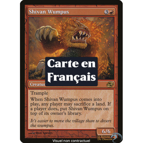 (Foil) Rouge - Wumpus shivân (R) [PLC]