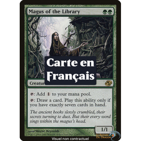 (Foil) Verte - Mage de la bibliothèque (R) [PLC]