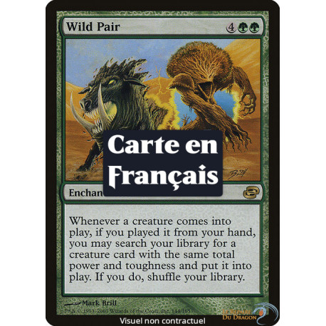 (Foil) Verte - Paire sauvage (R) [PLC]