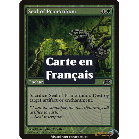 (Foil) Verte - Sceau de primordium (C) [PLC]
