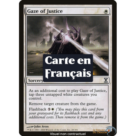 (Foil) Blanche - Regard de la justice (C) [TSP]