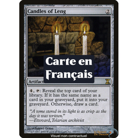 (Foil) Incolore - Bougies de Leng (R) [TSP]