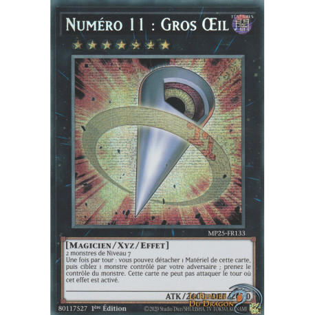 Numéro 11 : Gros Œil (PSE) [MP25]