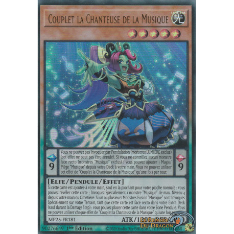 Couplet la Chanteuse de la Musique (UR) [MP25]