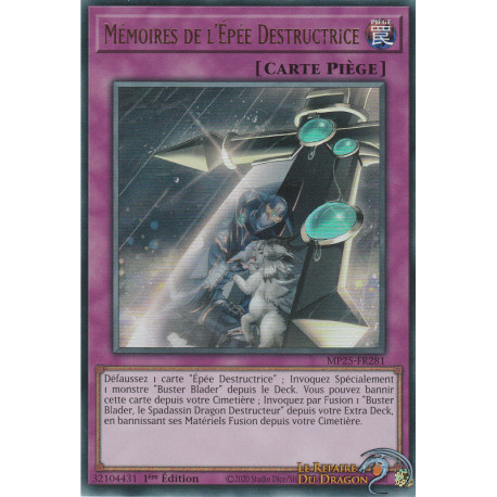 Mémoires de l'Épée Destructrice (UR) [MP25]