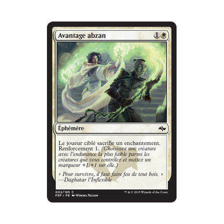 (Foil) Blanche - Avantage abzan (C) [FRF]