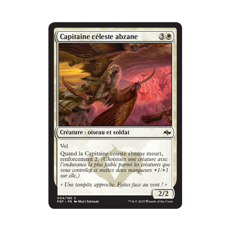 (Foil) Blanche - Capitaine céleste abzane (C) [FRF]