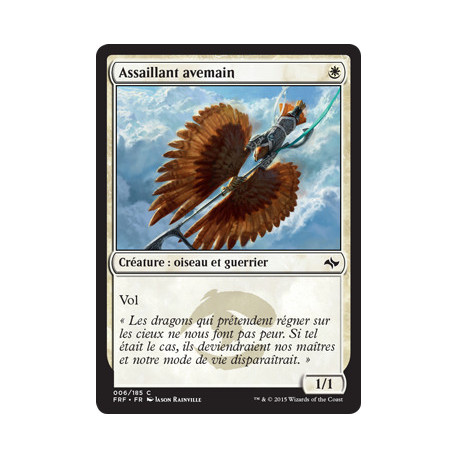 (Foil) Blanche - Assaillant avemain (C) [FRF]