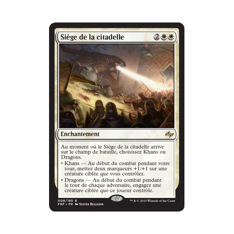 (Foil) Blanche - Siège de la citadelle (R) [FRF]