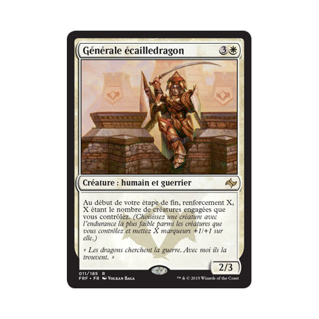 (Foil) Blanche - Générale écailledragon (R) [FRF]