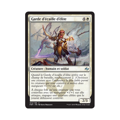 (Foil) Blanche - Garde d'écaille d'élite (U) [FRF]