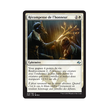 (Foil) Blanche - Récompense de l'honneur (U) [FRF]