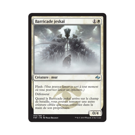 (Foil) Blanche - Barricade jeskaï (U) [FRF]